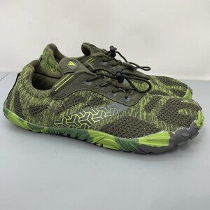 WHITIN Minimalist Trail Running Shoes Barefoot Hiking Green Mens 41 US 8.5